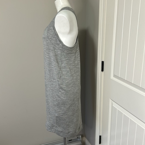 RAG and BONE DRESS Grey Racer Back Scoop Neck Sleeveless Knee Length Sz M - Picture 4 of 10